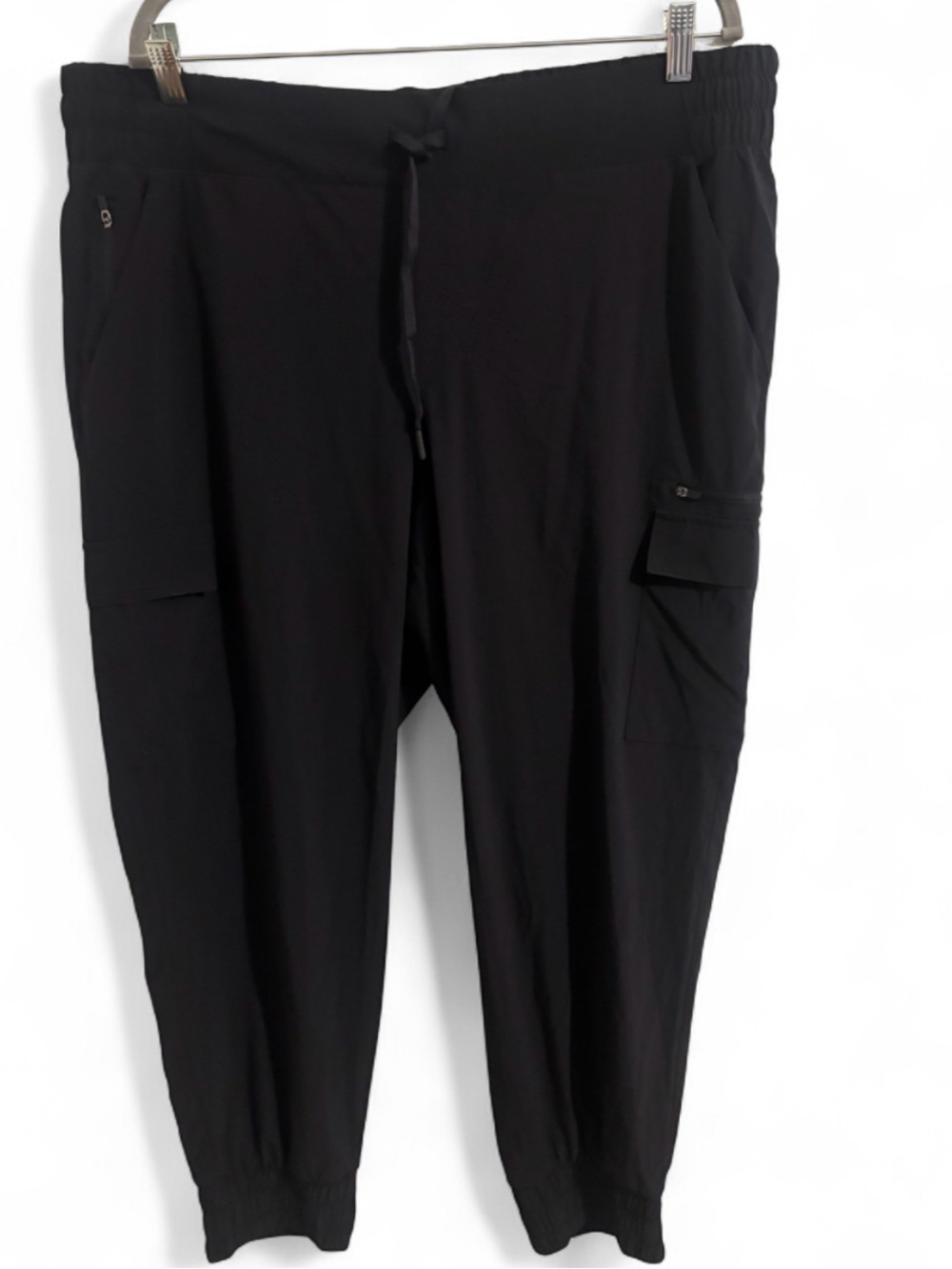 all in motion Black Cargo Jogger Pants with Drawstring